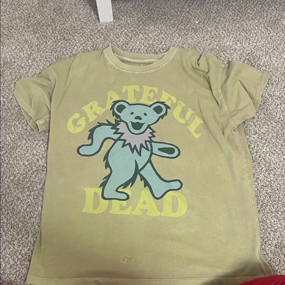 Grateful Dead women’s green T-Shirt with Blue Bear